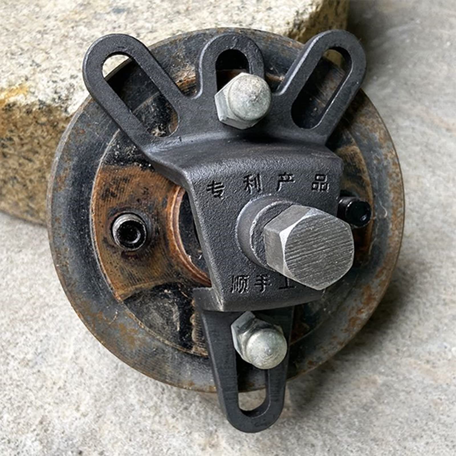 Extractor de cubo de rueda, instalador de cubo de rueda Herramienta de extracción de rueda Herramienta de extracción de tambor de freno Pinzas de pastillas de freno desmontadas Herramienta reparación