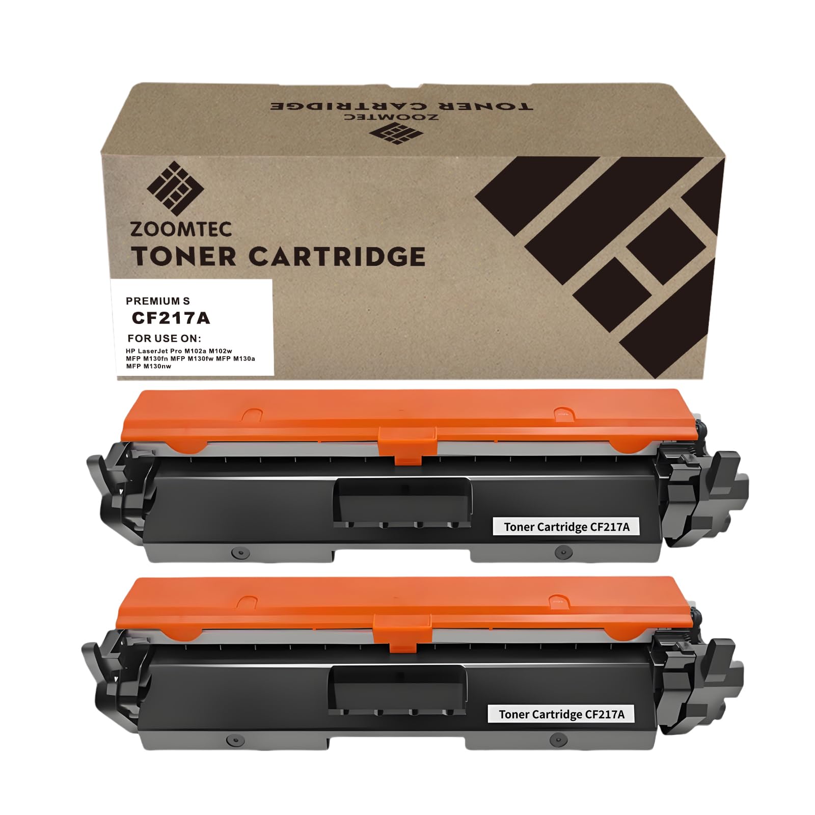 ONLYU CF217A 17A Black Toner Cartridge For HP LaserJet Pro M130nw M130fn M102a
