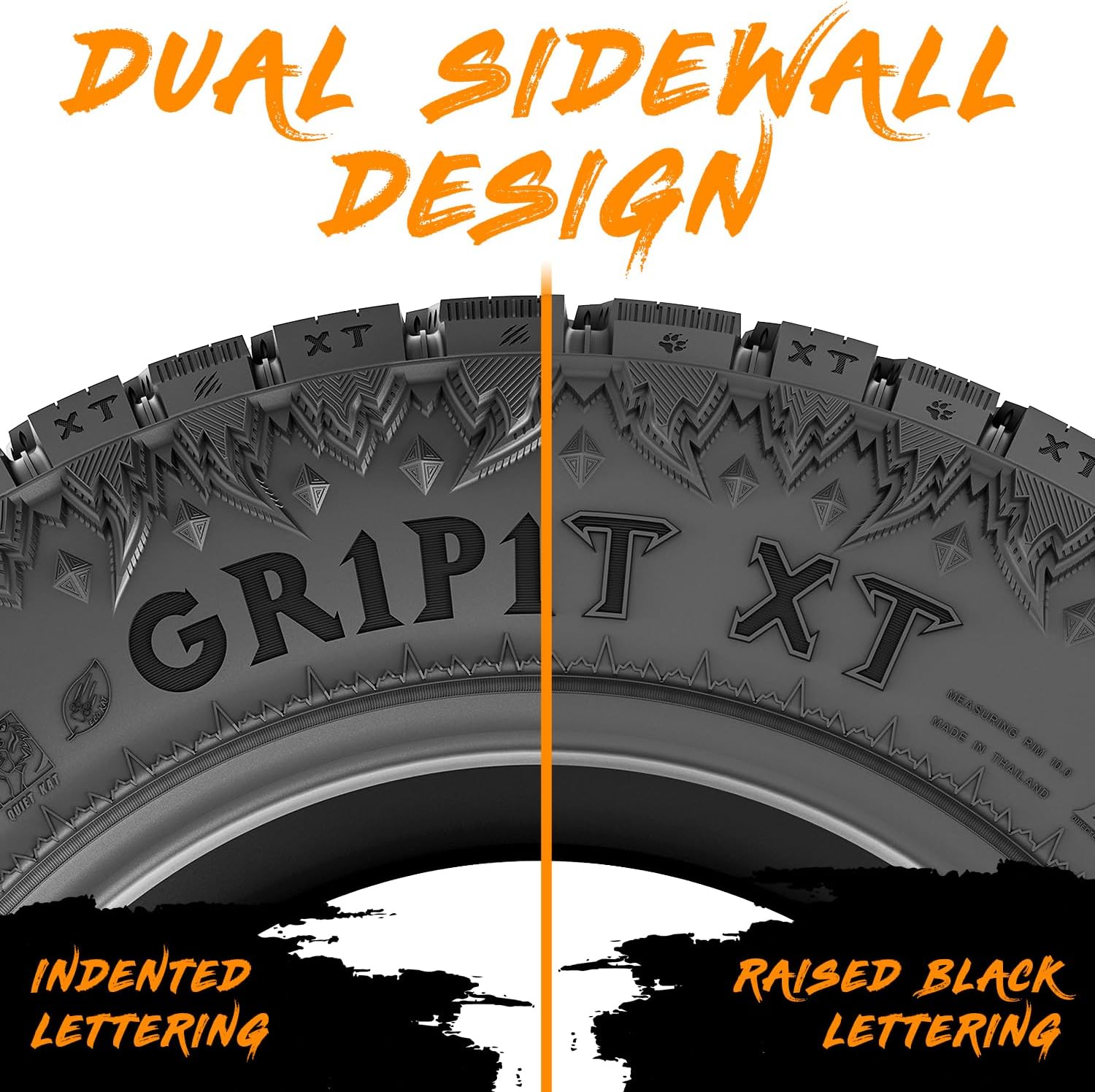 Set of 4 (FOUR) Cosmo Tires Gripit XT Truck/SUV X/T All-Terrain Mud Off-Road Radial Tires-275/55R20 275/55/20 275/55-20 117H Load Range XL 4-Ply BSW Black Side Wall