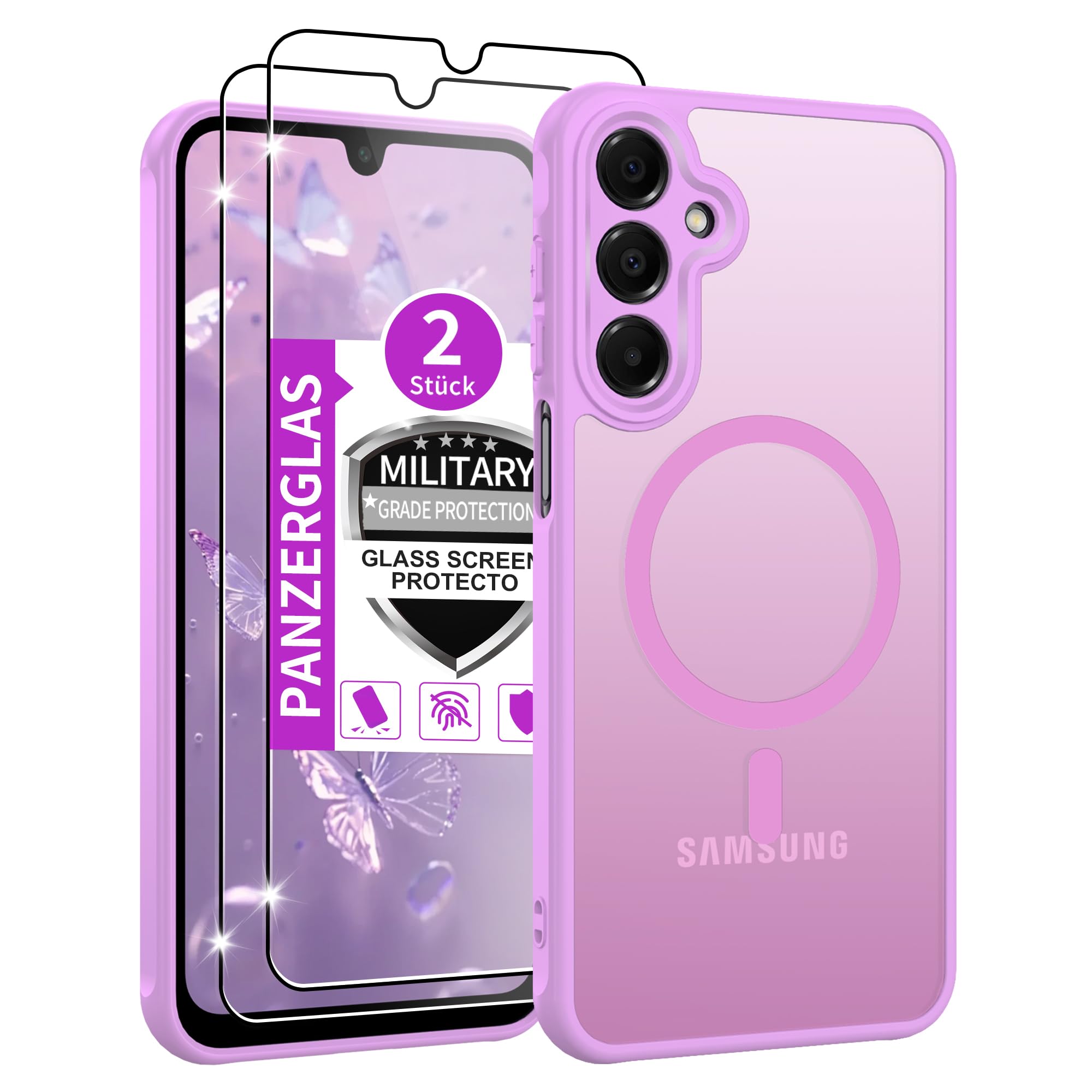 Jshru für Samsung Galaxy A15/A16/A56 5G/A17 /A26/A36/A37/A57 Hülle