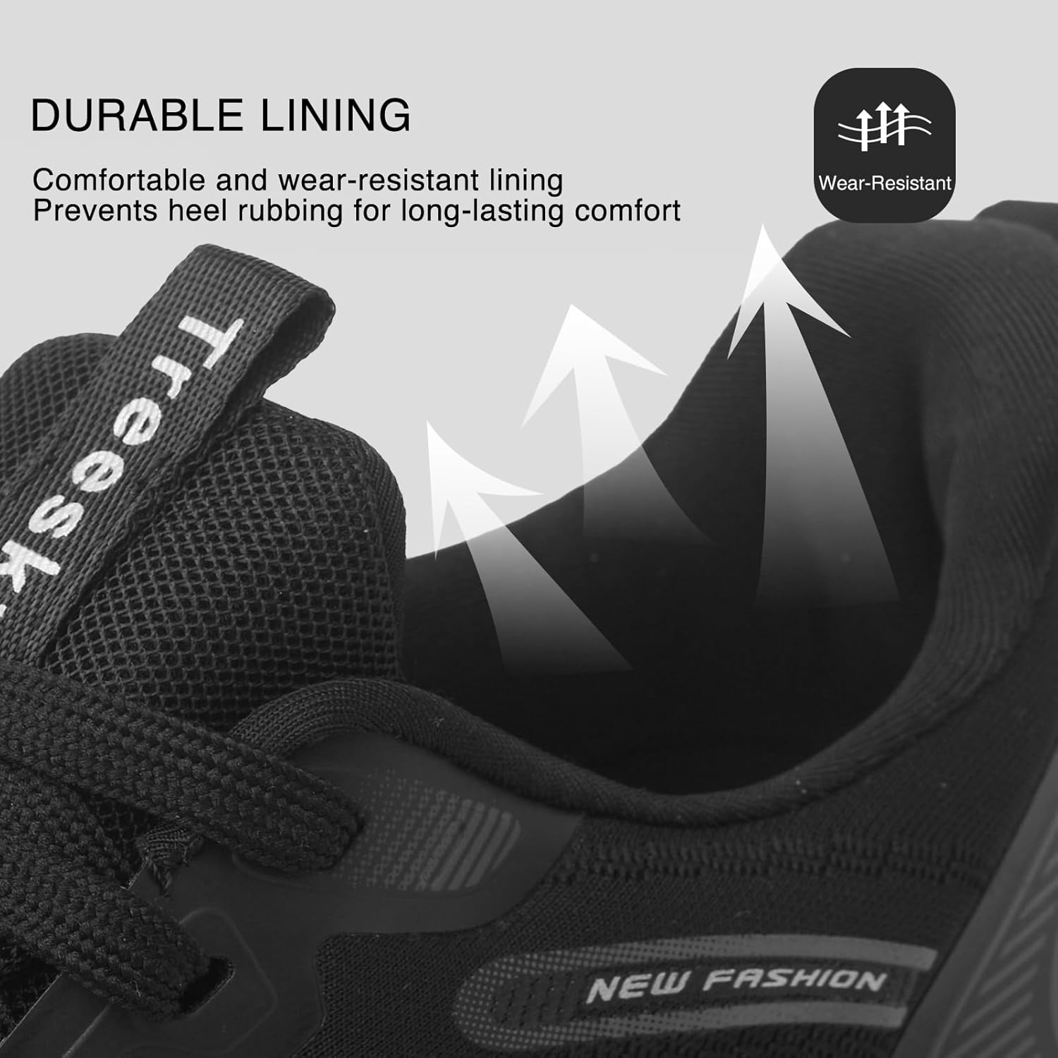 Treesky Non Slip Work Shoes for Women in Food Service - Slip Resistant, Comfortable & Lightweight Sneakers, Suitable for Restaurant, Kitchen & Nursing Crews - Image 7