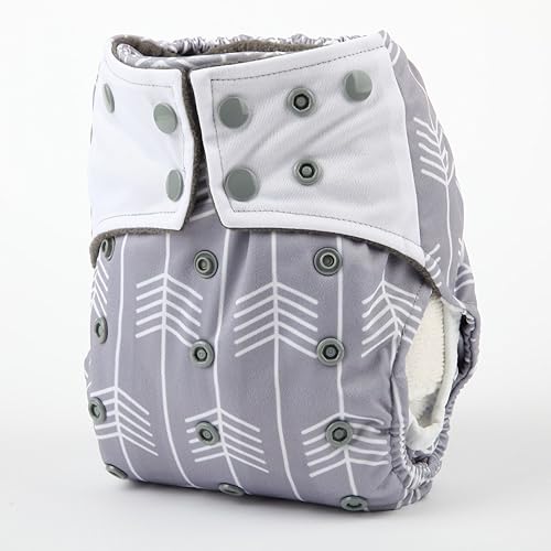 Miniatura 9 de Pañales de tela de 3 AIll in One para noche, inserto cosido por AIO, reutilizable, lavable (paquete de ciervos)