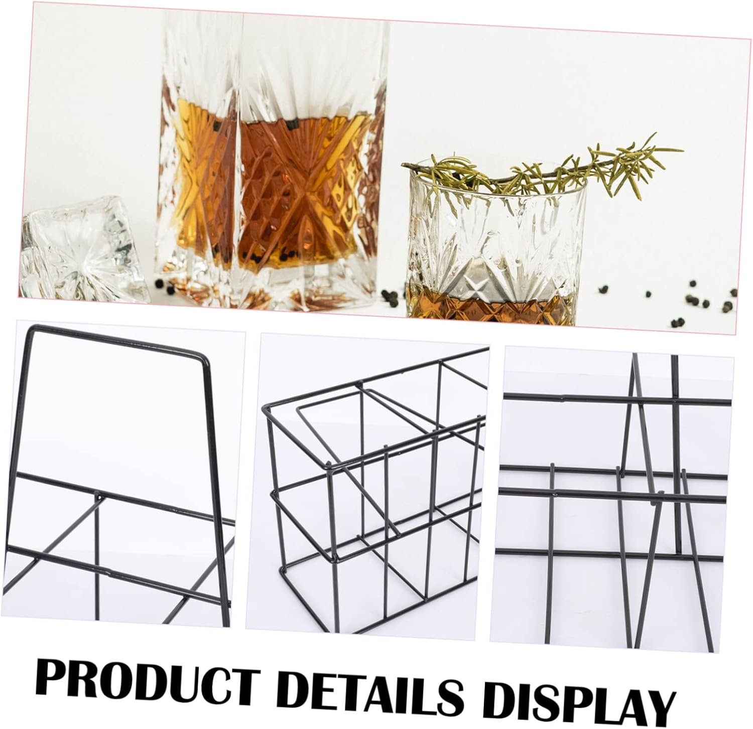 Convenient Bottle Storage Holder Creative Iron Craft Beer Bottle Rack for Kitchen Organization and for Home Use