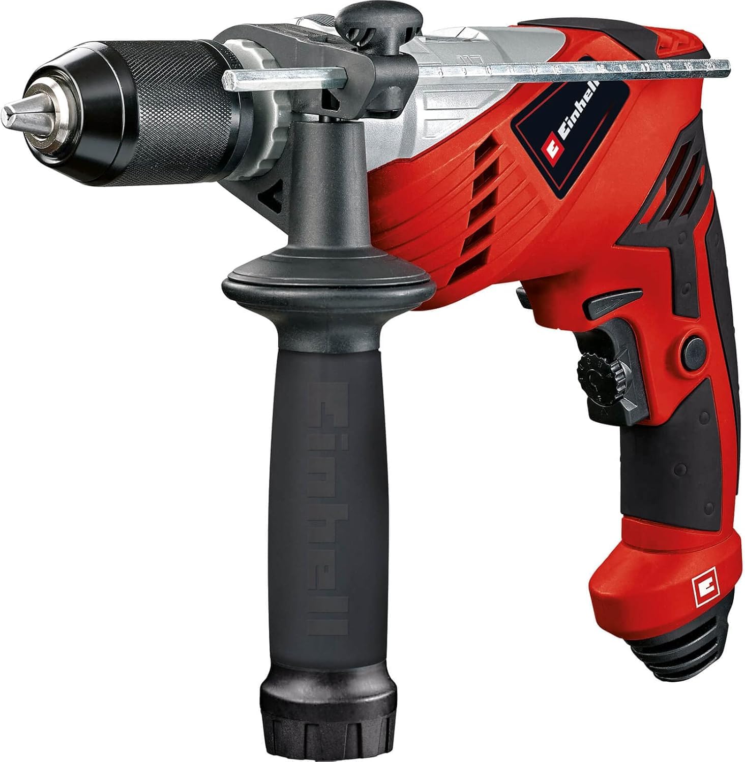 Einhell Taladro de percusión RT-ID 65/1 (650 W, 0-3000 rpm, frecuencia de impacto 0-48000 cps/min, capacidad de perforación madera 25mm / hormigón 13mm / acero 10 mm, portabrocas 13 mm gama alta)