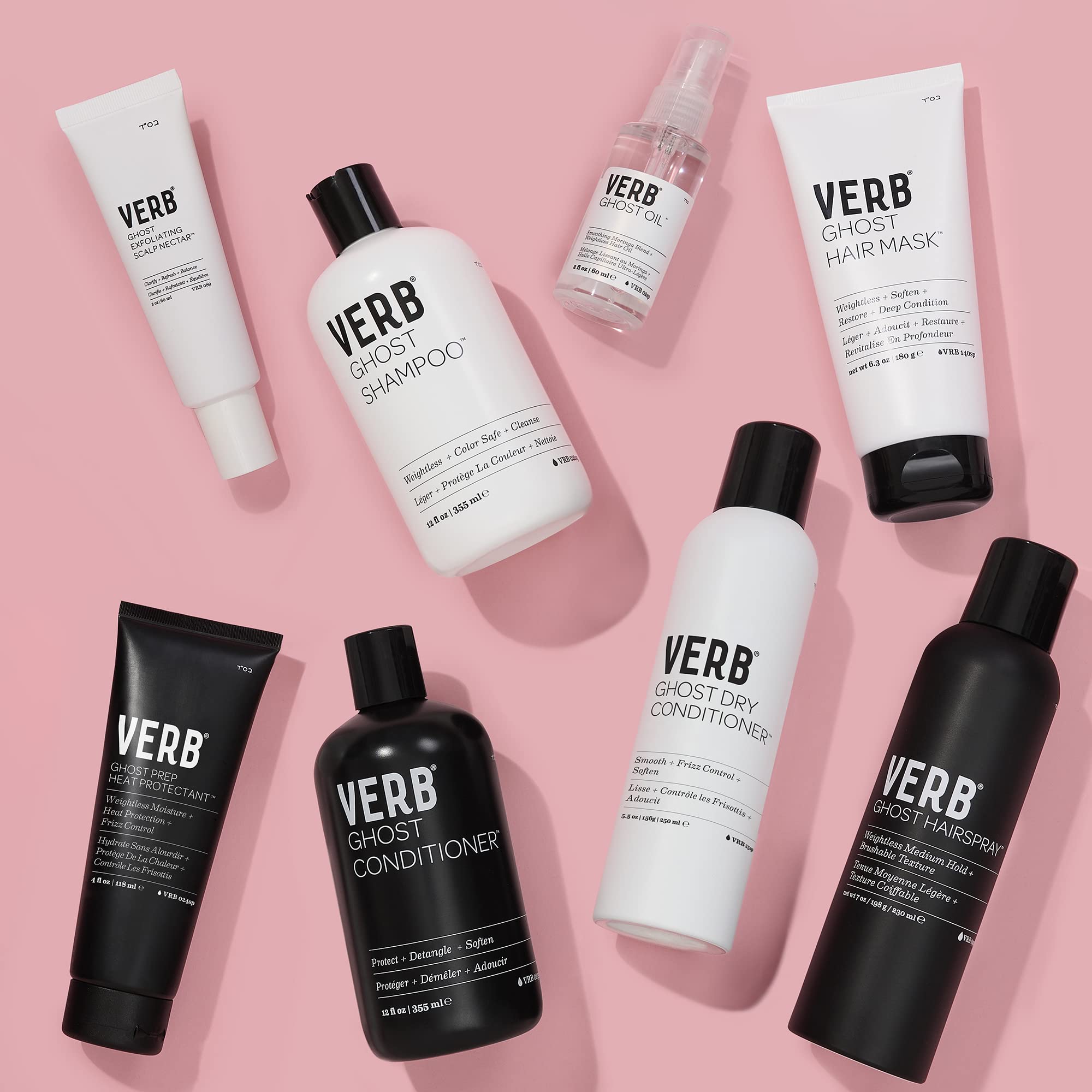 VERB Ghost Conditioner - Infused with Moringa Oil -Moisturizes Fine and Weighed Down Hair - Vegan, No Parabens or Harmful Sulfates