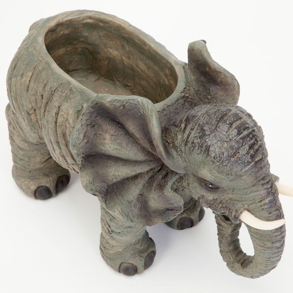 Lot De 3 Pinces De Support Pour Plantes En Forme D'éléphant - Tuteurs Décoratifs Pour Orchidées, Boutures, Plantes D'intérieur