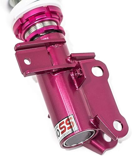 Miniatura 4 de Godspeed MSS0128 MonoSS Coilovers Suspensión que baja el equipo, ajuste de amortiguación de 16 vías