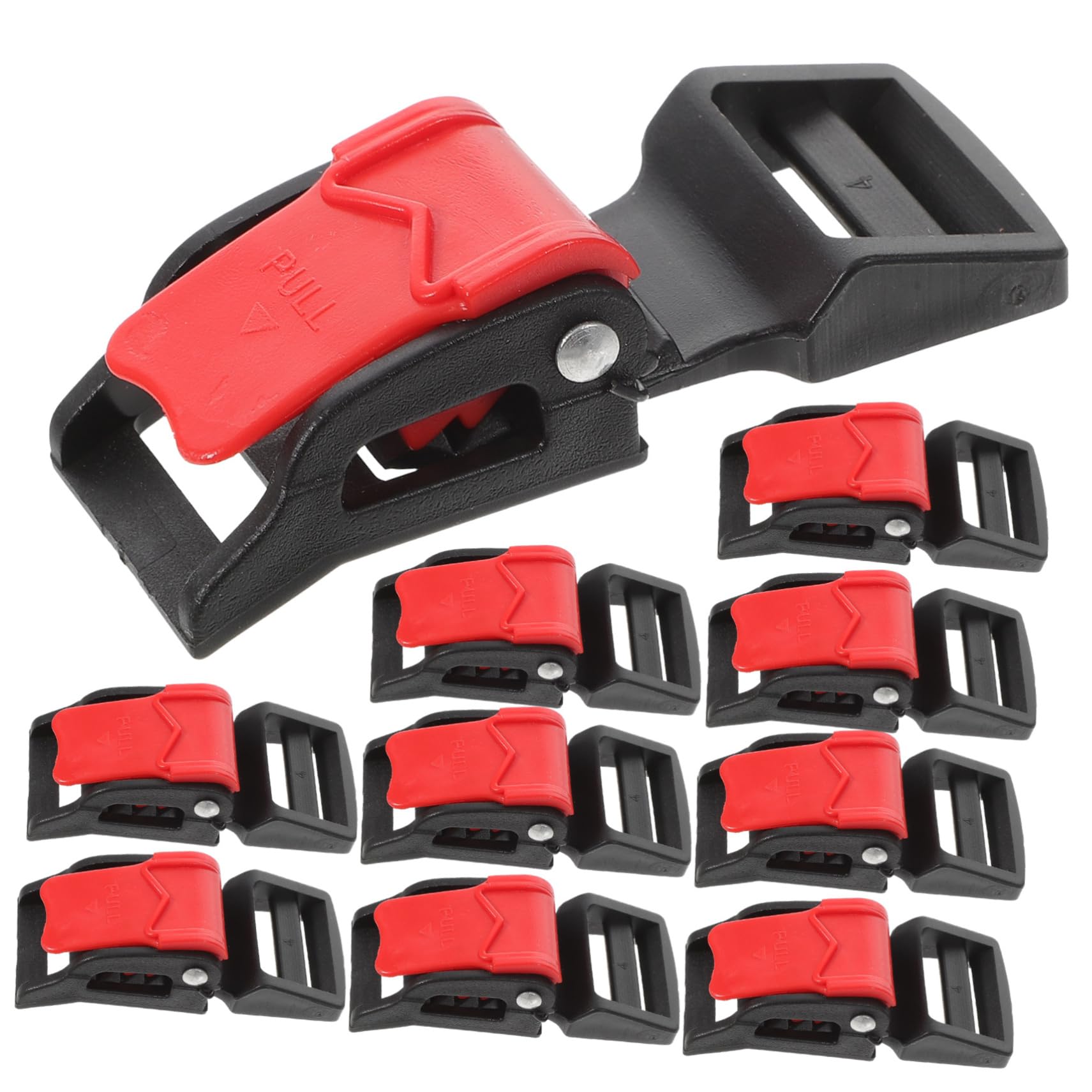 Happyyami 10Pcs Quick Release Chin Strap Buckles Durable Motorcycle Accessories Compatible with Helmet Models Easy Installation Secure Fit for Safety
