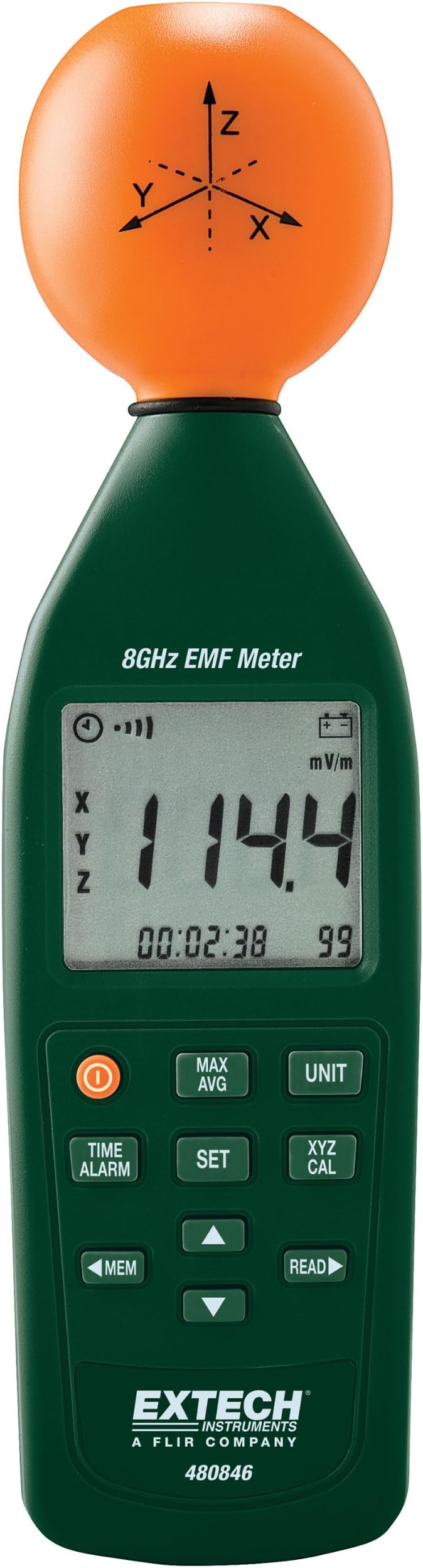 Extech Instruments 480846 8GHz RF Electromagnetic Field Strength Meter