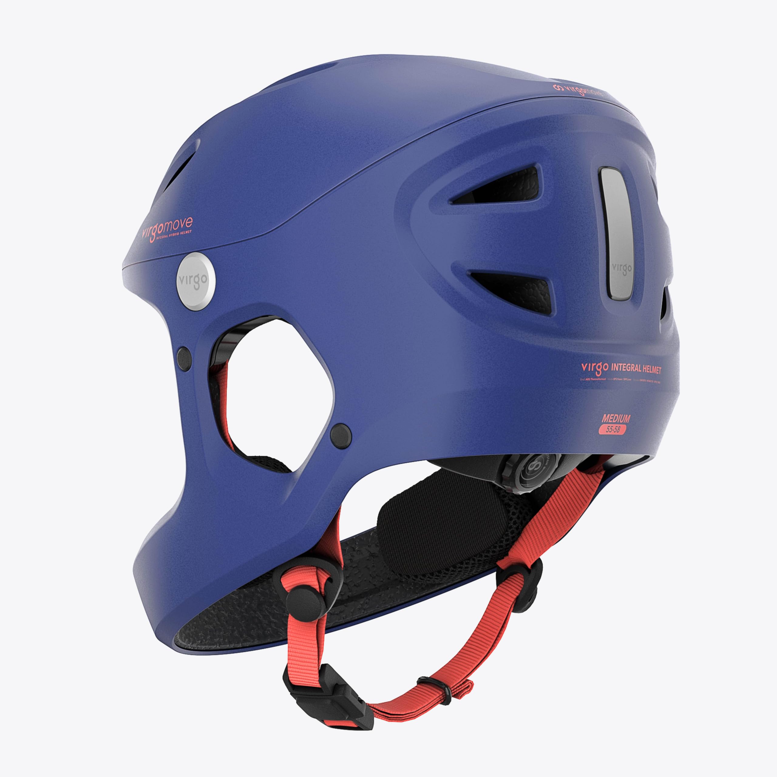 Casque Intégral Enfant Modèle Virgo Kid | Idéal Vélo, Trottinette & Skatepark | Protection Mentonnière Certifiée EN1078