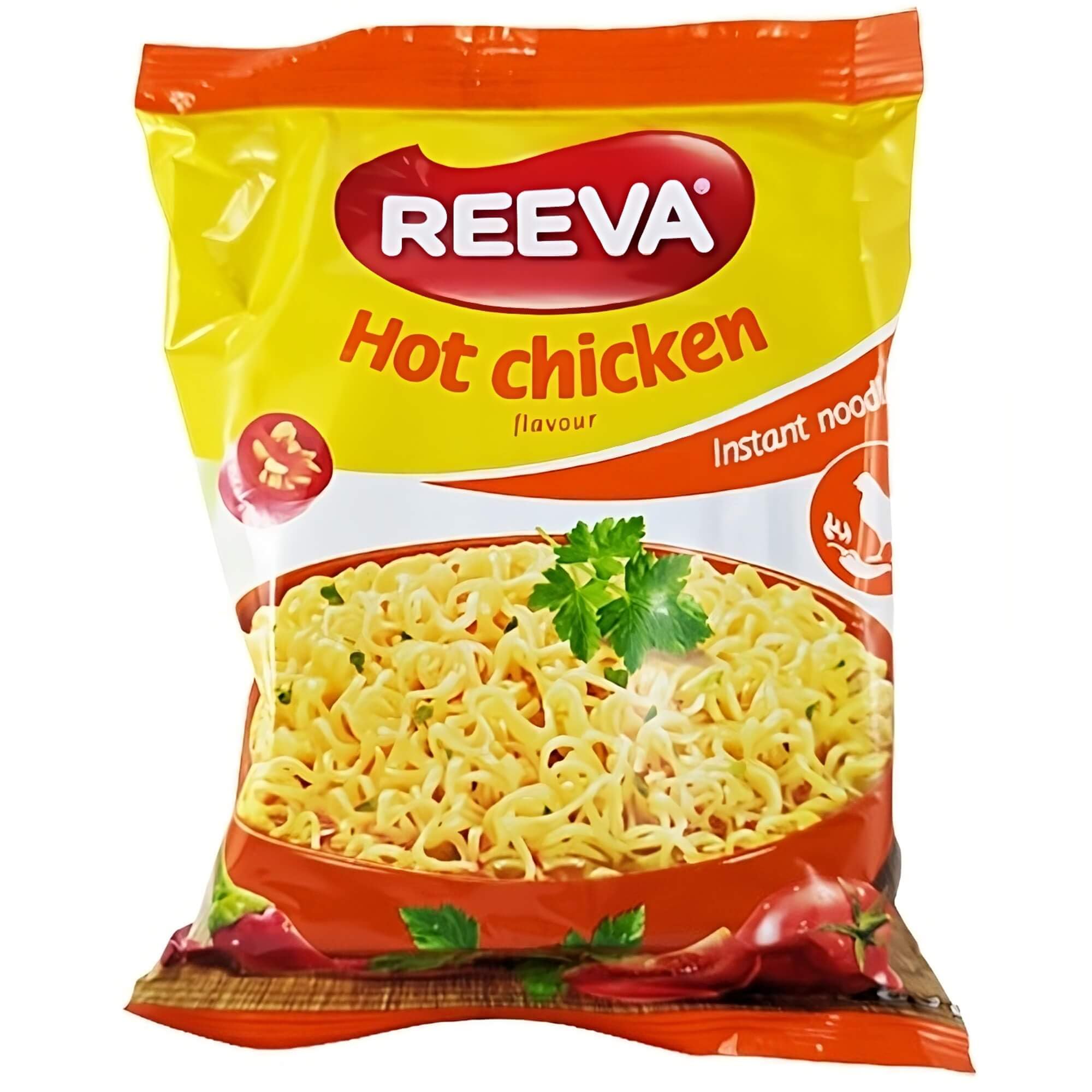 Reeva Instant Noodles Huhn scharf 60er Pack (60 x 60g) Instant Nudeln