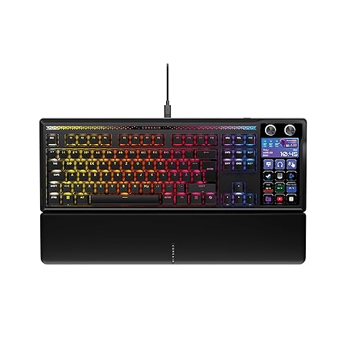Corsair Galleon 100 SD RGB Mechanische Kabelgebundene Gaming-Tastatur – QWERTZ Deutsch, Stream Deck-Integration, Vorgeschmierte Hotswapping-fähige MLX Pulse-Tastenschalter, FlashTap SOCD, 8,000Hz