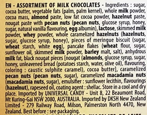 Miniatura 4 de Jacquot Caramelos gourmet de chocolate con leche prémium de Francia, ideales como regalo de cumpleaños o vacaciones, surtido de 24 piezas en caja de