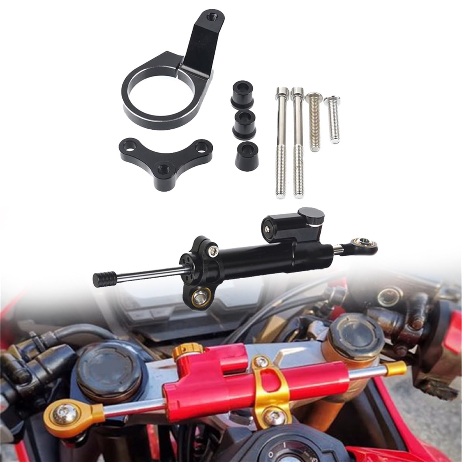 Amortisseur de stabilisation direction moto avec kit support CBR650R 2019-2022 - 6