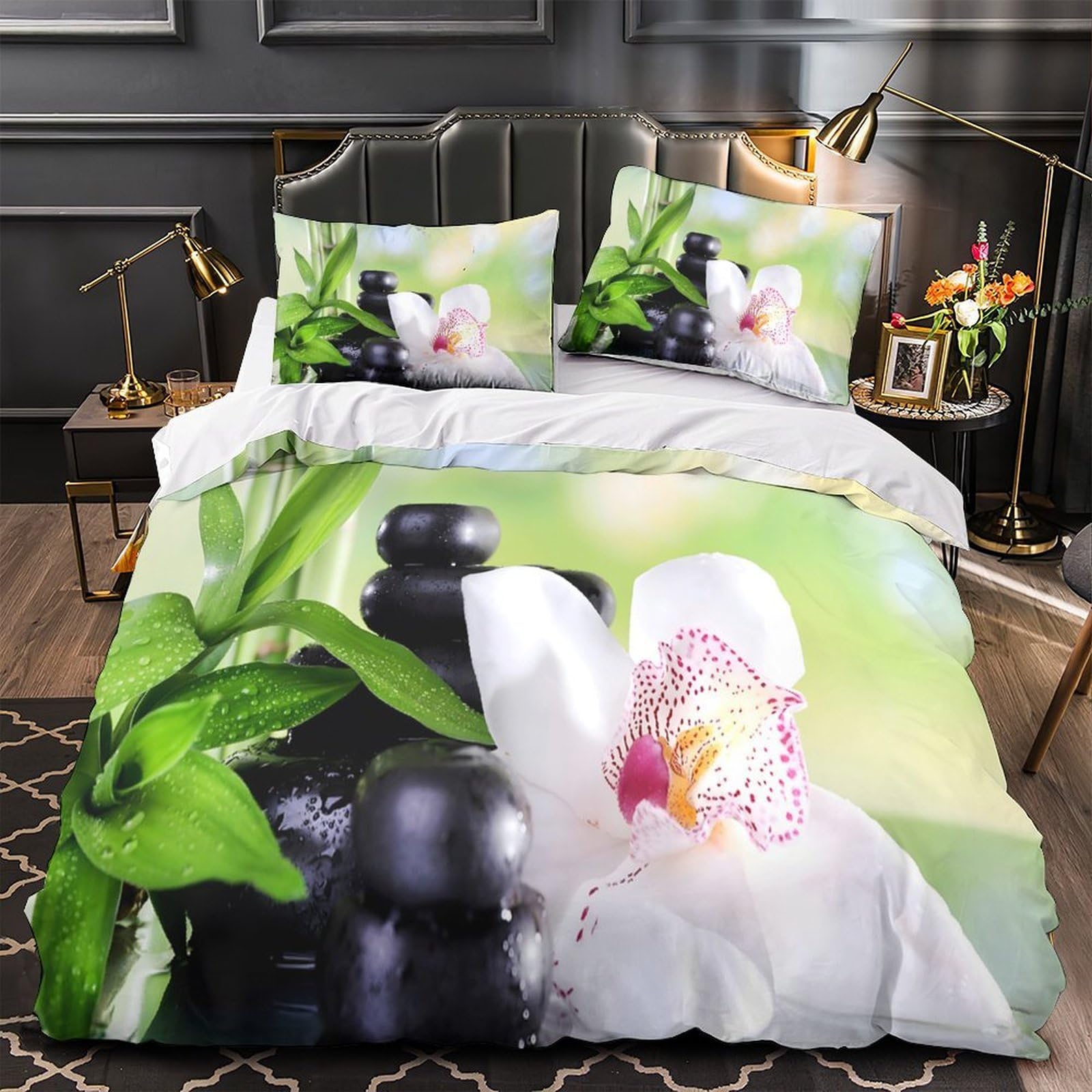 Parure de lit sushi microtexte housse de couette 260x220 drap ado fille