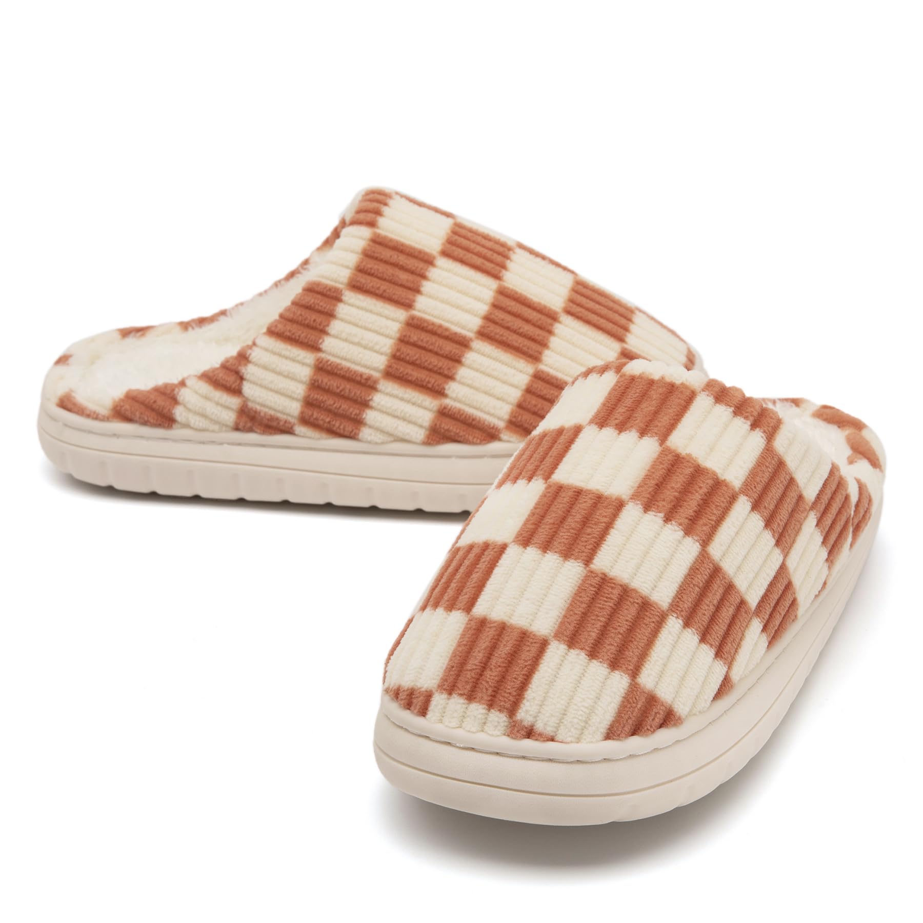 Waysoland Pantofole Donna Uomo Invernali,Ciabatte Donna Uomo Invernali Fuzzy Memory Foam Scivolare su Suola antispuggente Camera da letto Pantofole soffici Interno Esterno