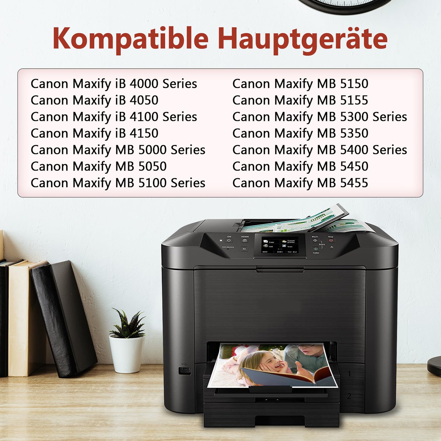 4X PGI-2500XL Kompatibel mit Canon 2500XL Multipack für Canon Maxify MB5150