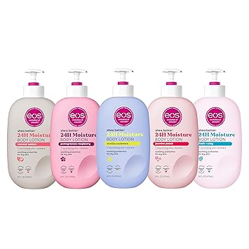 مجموعة من eos Shea Better Body Lotion - جميع الروائح