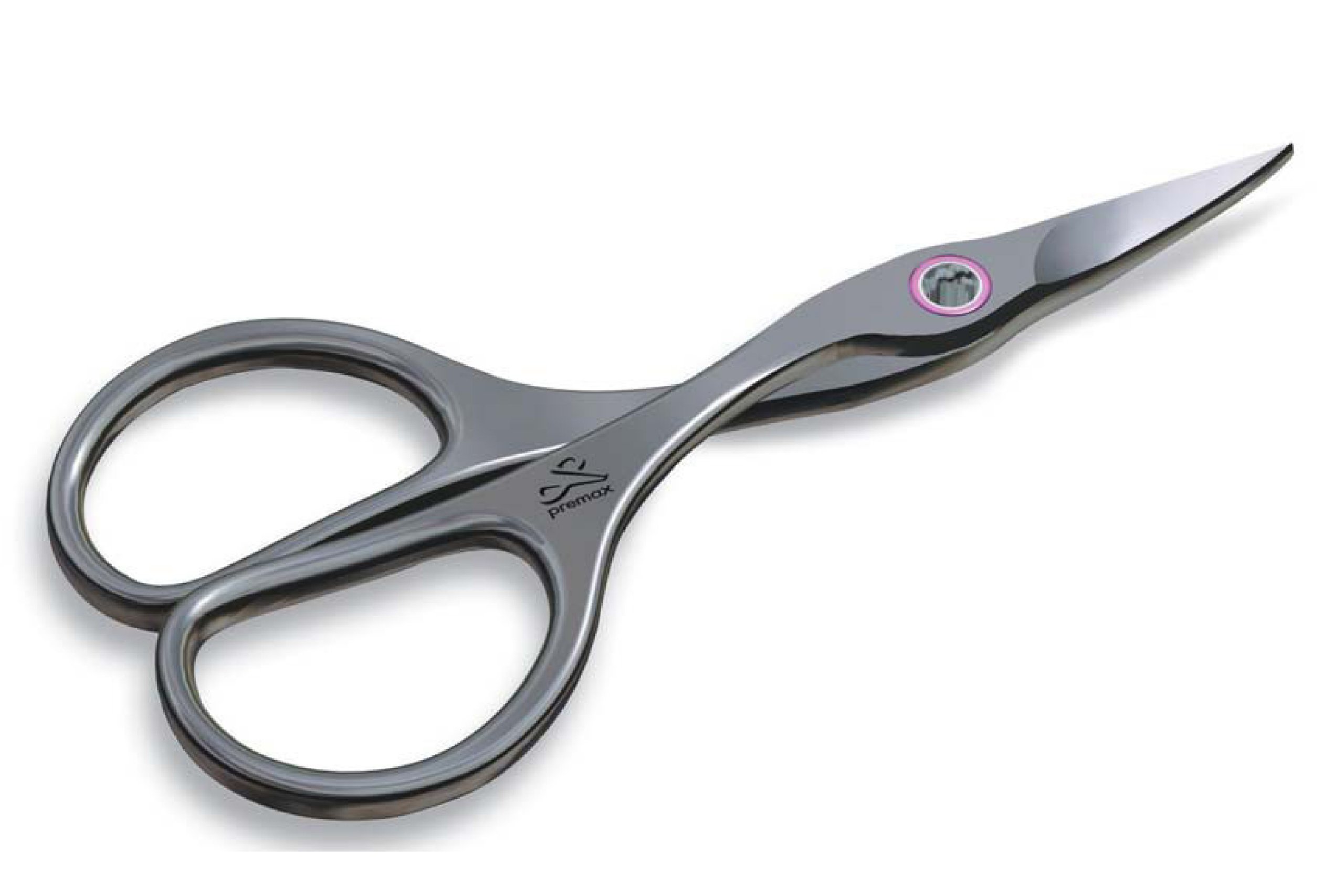 Premax Tijeras de cutícula de hoja curva para mujer