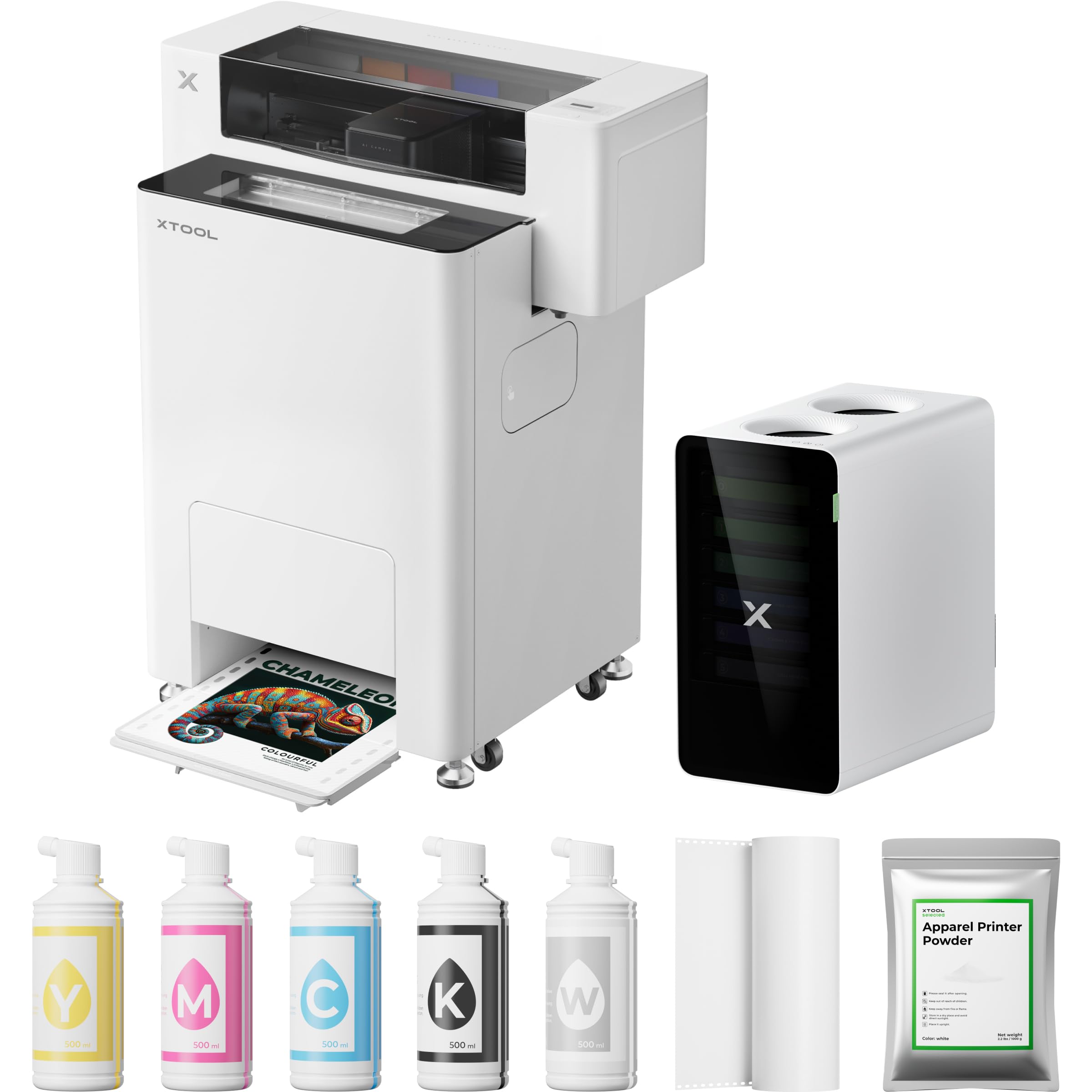 xTool Apparel Printer Bundle with Shaker Oven & Air Purifier, 14
