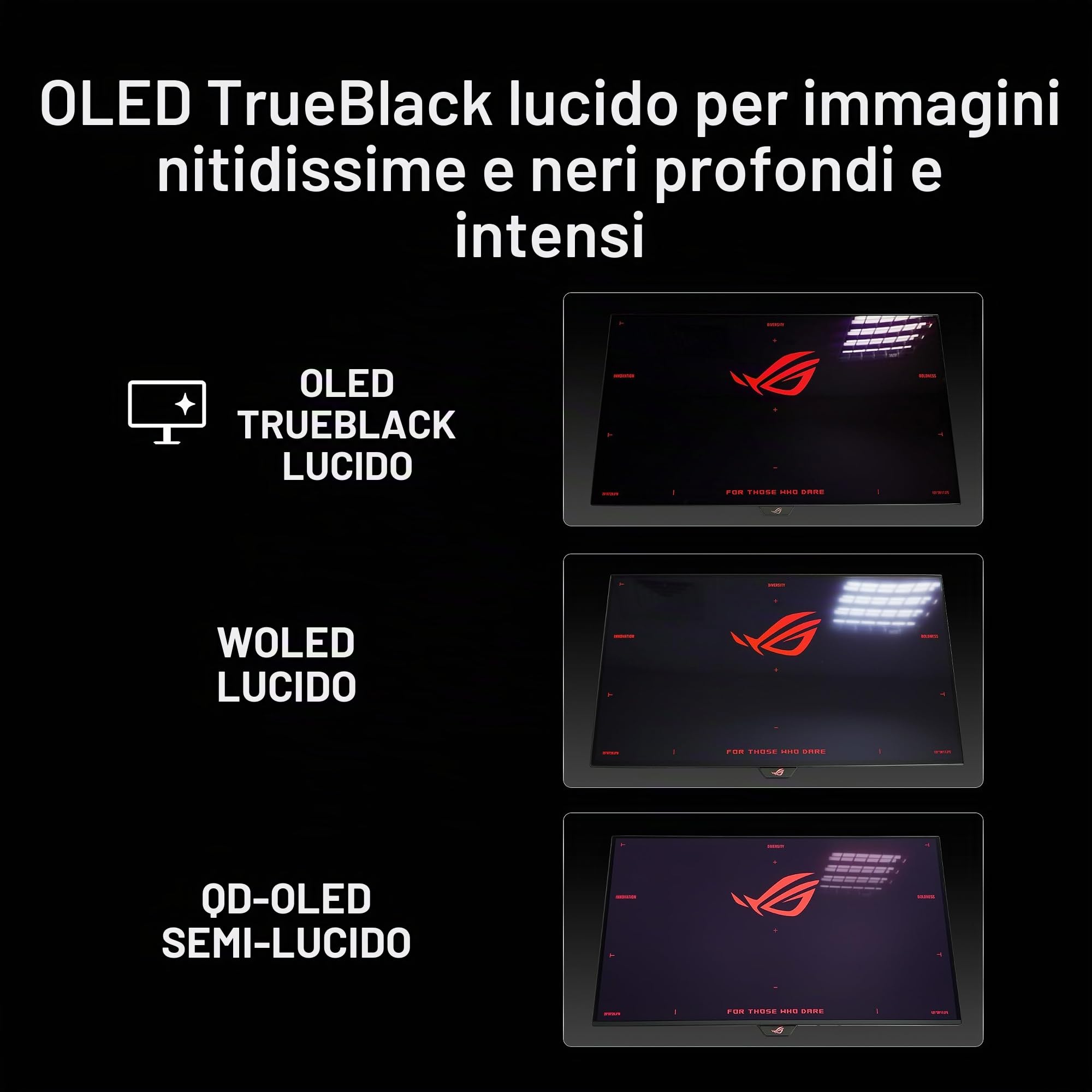 ASUS ROG SWIFT OLED PG32UCWM, Monitor Gaming da 31,5" WOLED, Nero
