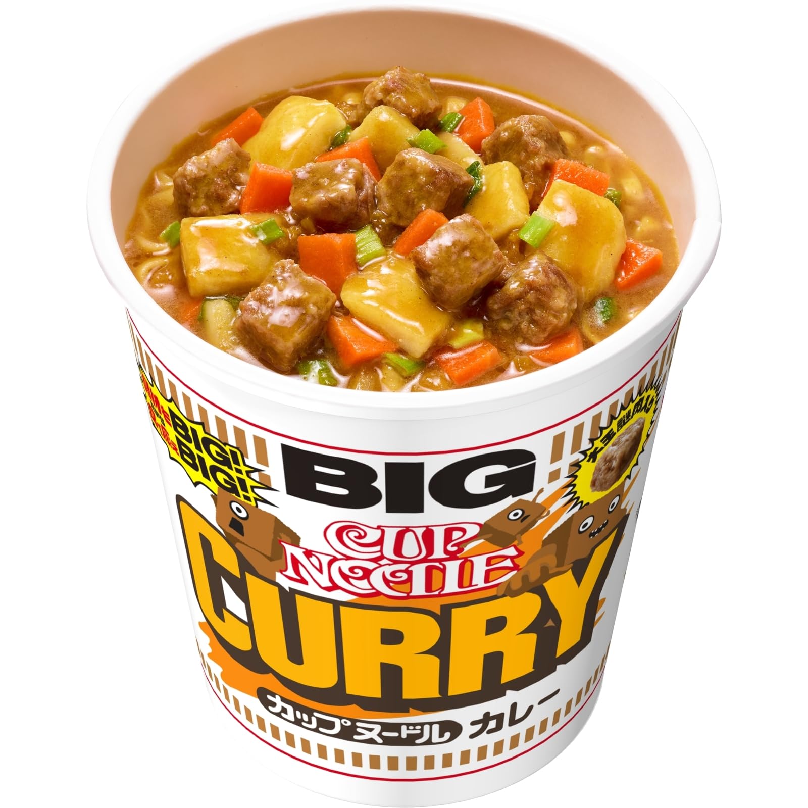 Amazon.co.jp: カップヌードル ビッグ カレー 121g×12個 : 食品・飲料