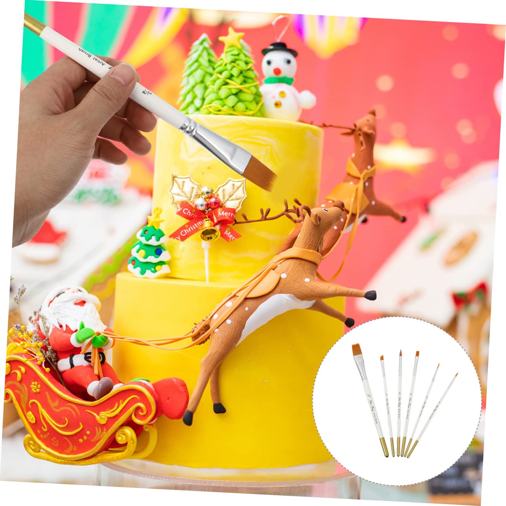ENSEMBLE DE PINCEAUX de DéTail, Kit de Pinceaux Miniatures de 15 PièCes