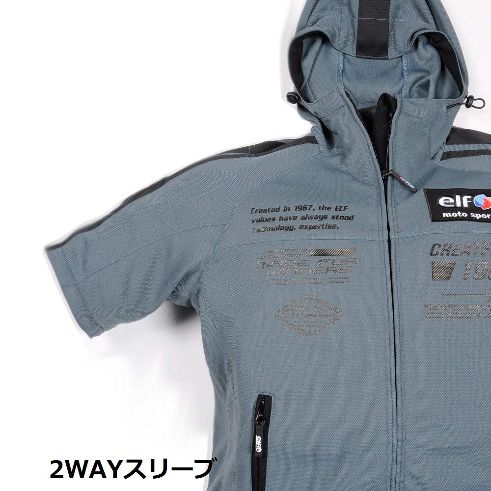 Amazon | [エルフ] バイク用ジャケット アルバーノメッシュパーカー 