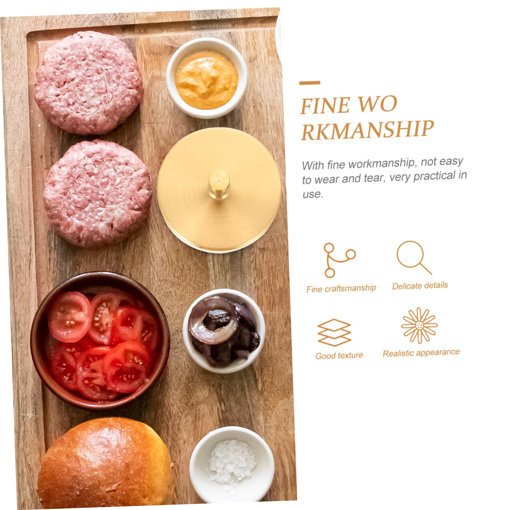 Happyyami 2stücke Burger Presse Einstellbare Hamburgerpresse Für Geformte Patties Platzsparend Für Grillpartys Und Familienfeiern