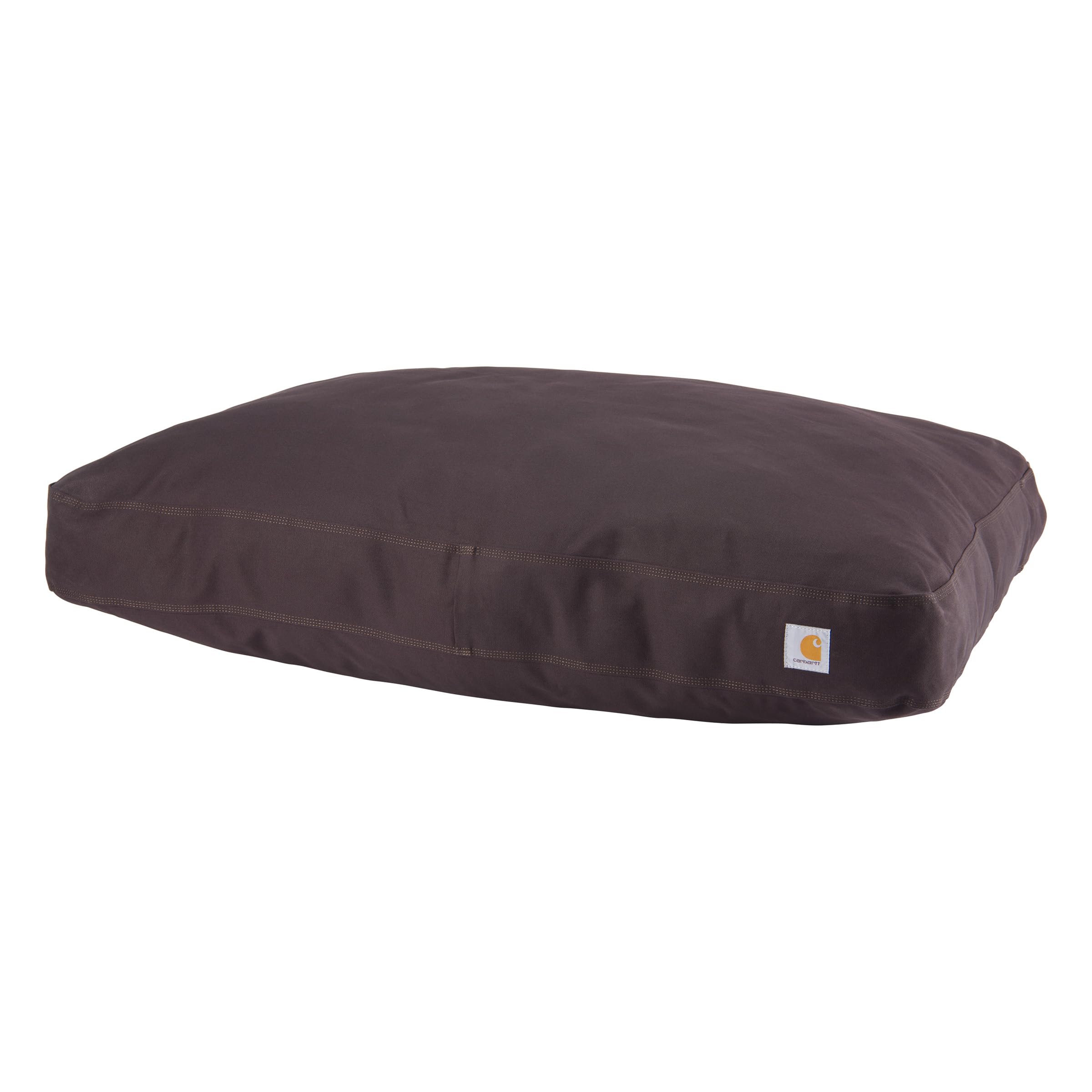 Carhartt Durable Canvas Pet Bed, Water Resistant Firm Duck Dog Bed, Deep Wine, Medium