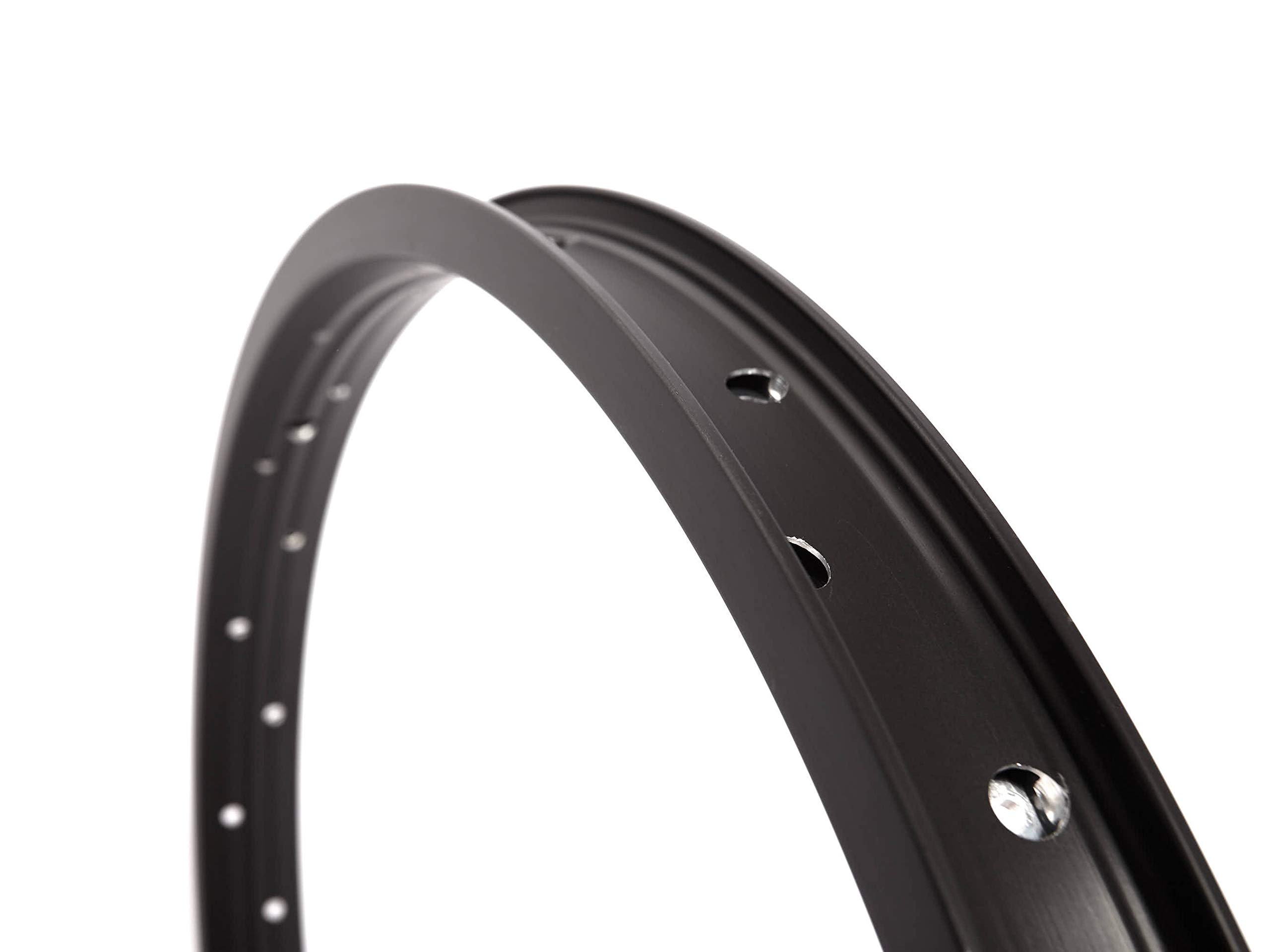 KHE MVP BMX llanta DD 50.8 cm aluminio T6 solo 419.6 g 36 agujeros 35mm ancho negro
