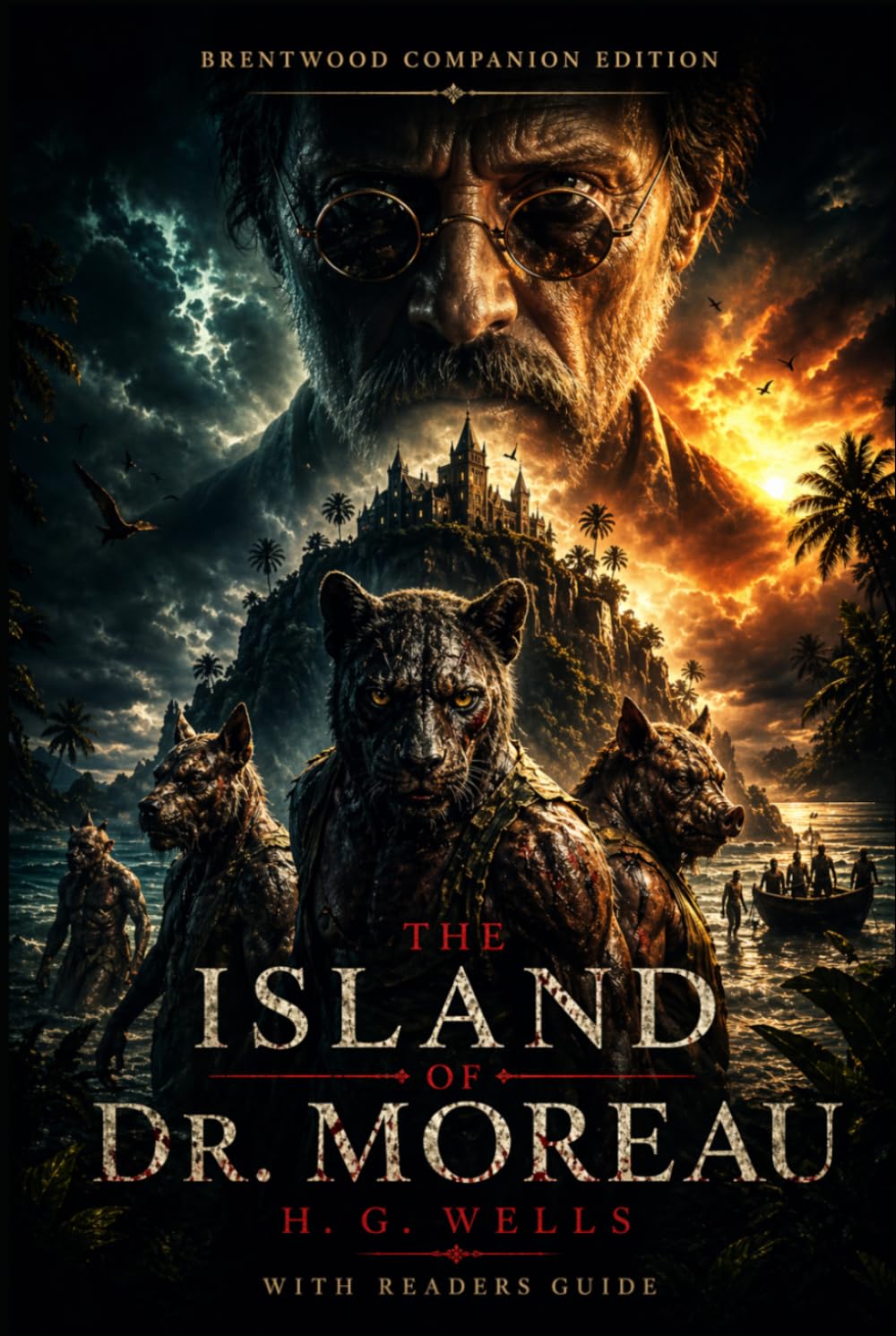 The Island Of Dr. Moreau (Annotated): Brentwood Companion Edition: Classic Science Fiction Gothic Horror Reader’s Guide, Summary, Analysis, Characters, Themes, Symbolism, Context and Insights