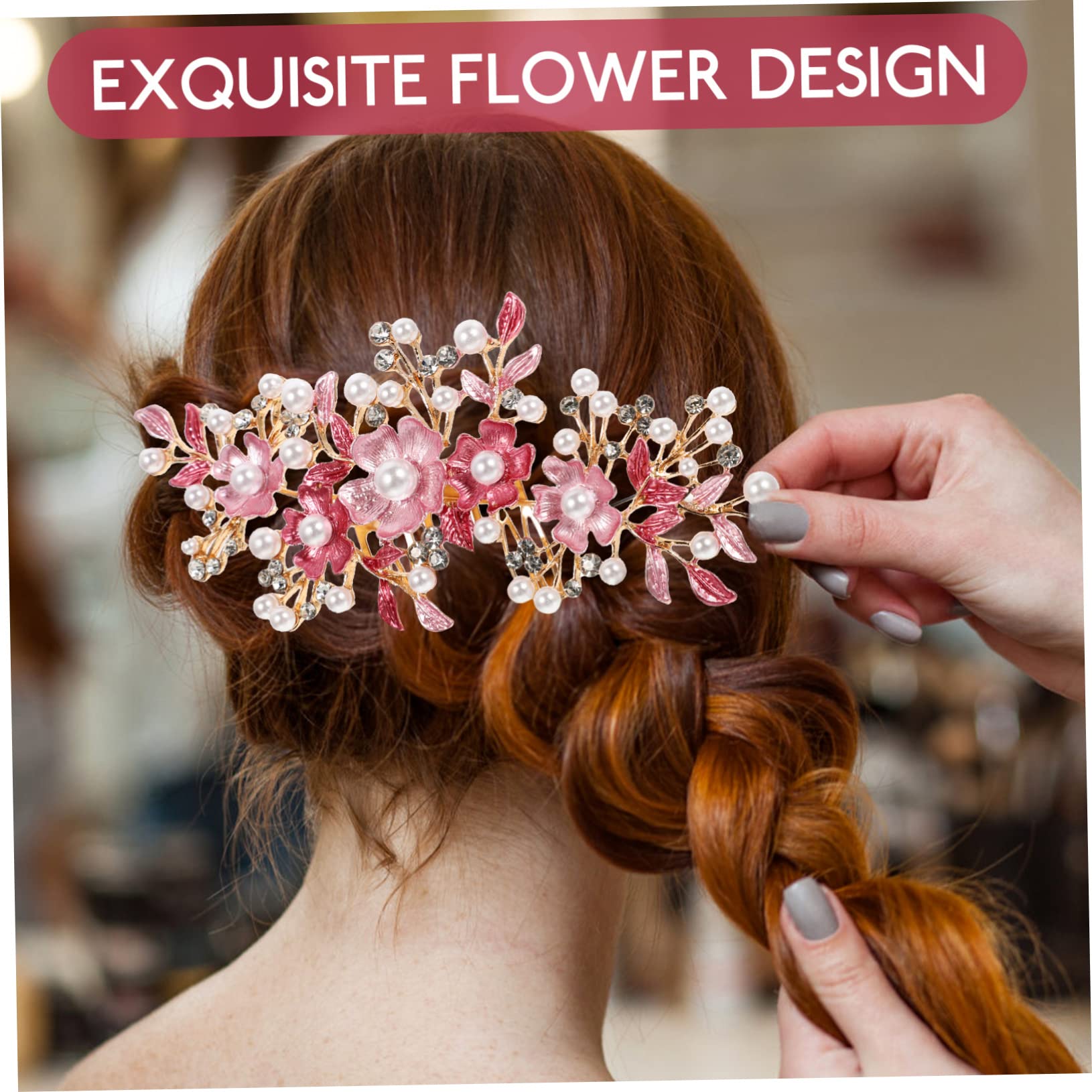Didiseaon 3pezzi Pettine Per Accessorio Per Matrimonio Acconciature e Damigelle Decorazione e
