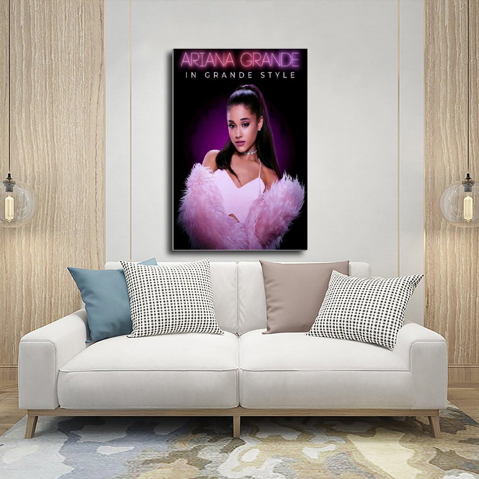 MERCHA Poster Ariana Grande Sur Toile - Décoration Murale Pour Salon