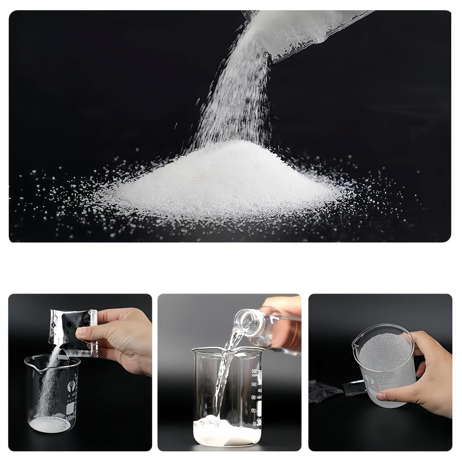 Lot De 50 Poudres Absorbantes D'urine - Coagulant Portable Pour Toilettes - Gel Absorbant Pour Le Camping, La Pêche, Les Voyages Et La Randonnée