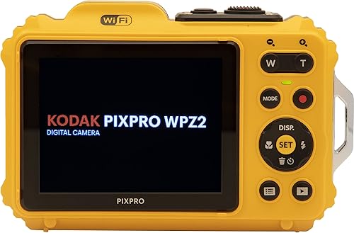 Miniatura 6 de Kodak PIXPRO WPZ2 - Paquete de cámara digital resistente al agua con estuche negro para apuntar y disparar + tarjeta microSDHC de 32 GB (amarillo)