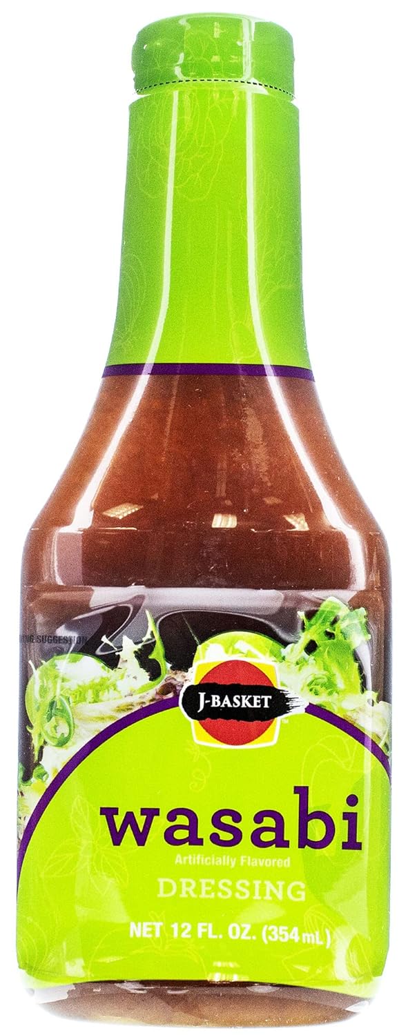 JBASKET Wasabi Dressing, 12 fz (pack of 1), brown