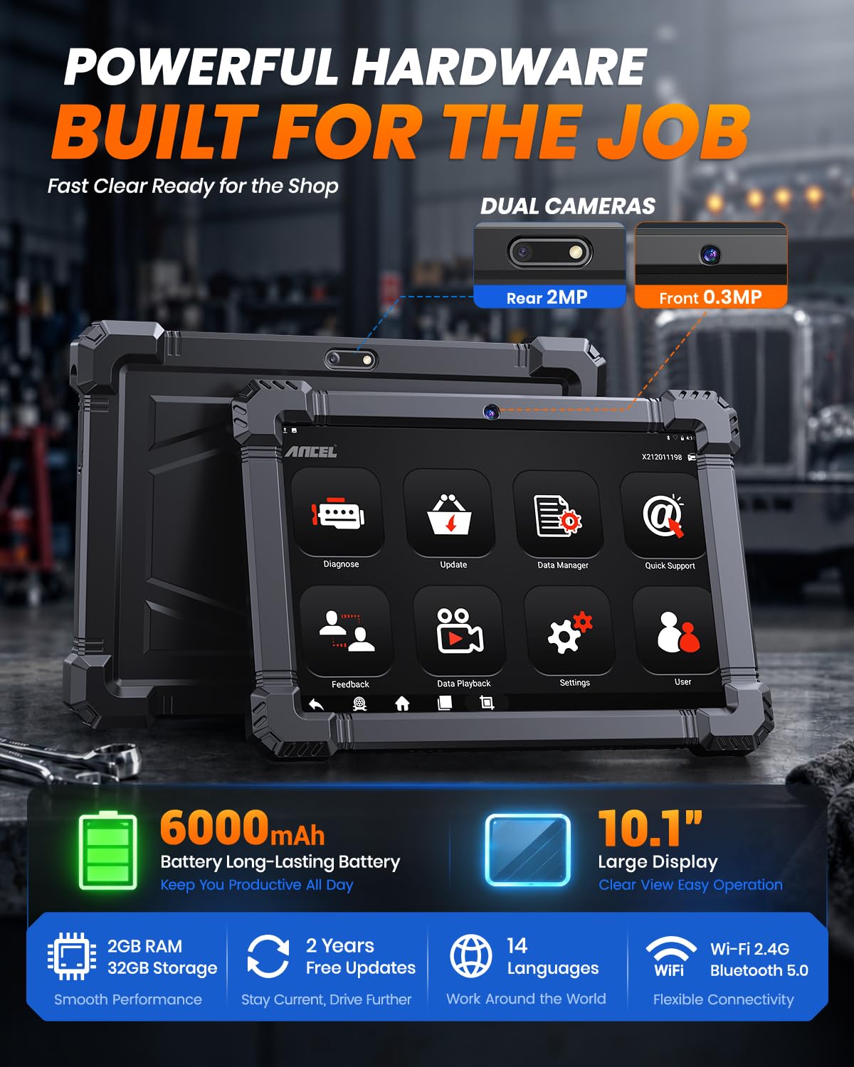 ANCEL X7HD Truck Scanner - Full System Diagnostics -8 ANCEL X7HD Truck Scanner - Full System Diagnostics -8