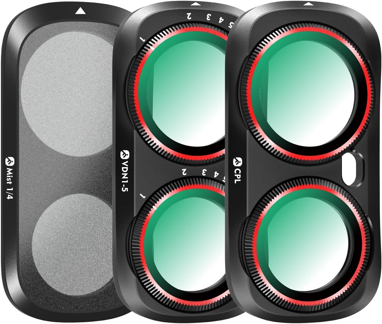 Vlog Filter Kit for Insta360 Luna Ultra,Black