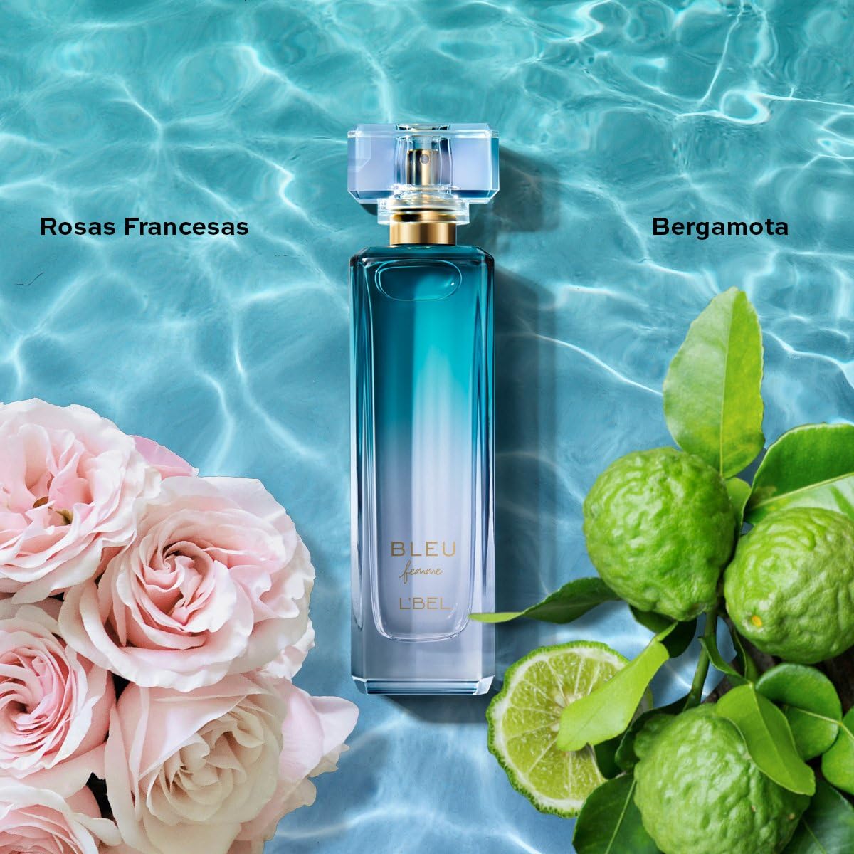 L'BEL Bleu Femme Eau de Parfum for Women, 1.7 fl oz - Image 3