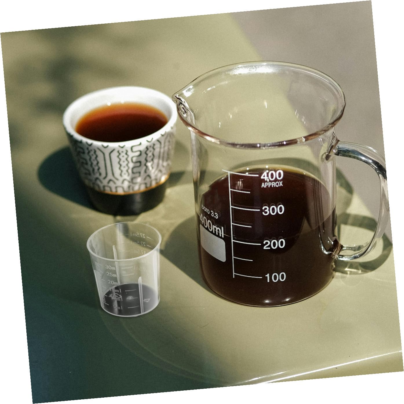 500piezas Tazas Medidoras Transparentes Para Mezcla De Epoxi Vasos Graduados Para Laboratorio y Manualidades
