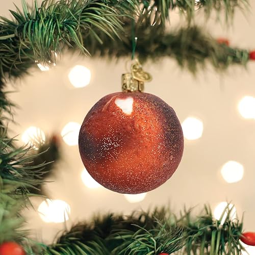 Vista 17 de Old World Christmas - Adornos de cristal soplado para árbol de Navidad, colección Espacio exterior