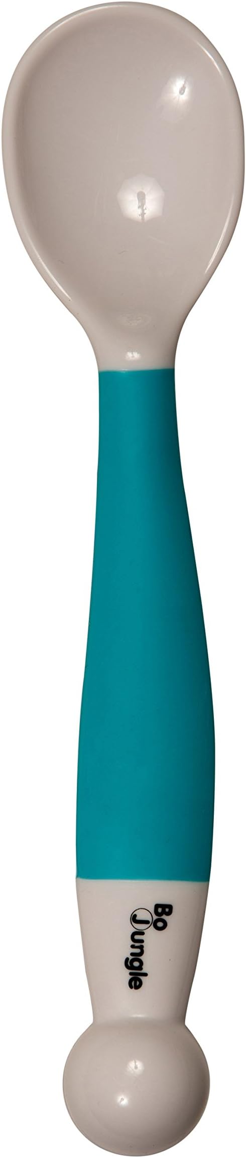 Bo Jungle B-Bendable Spoon and Fork Set Moulds Shape for Easy Use, Turquoise