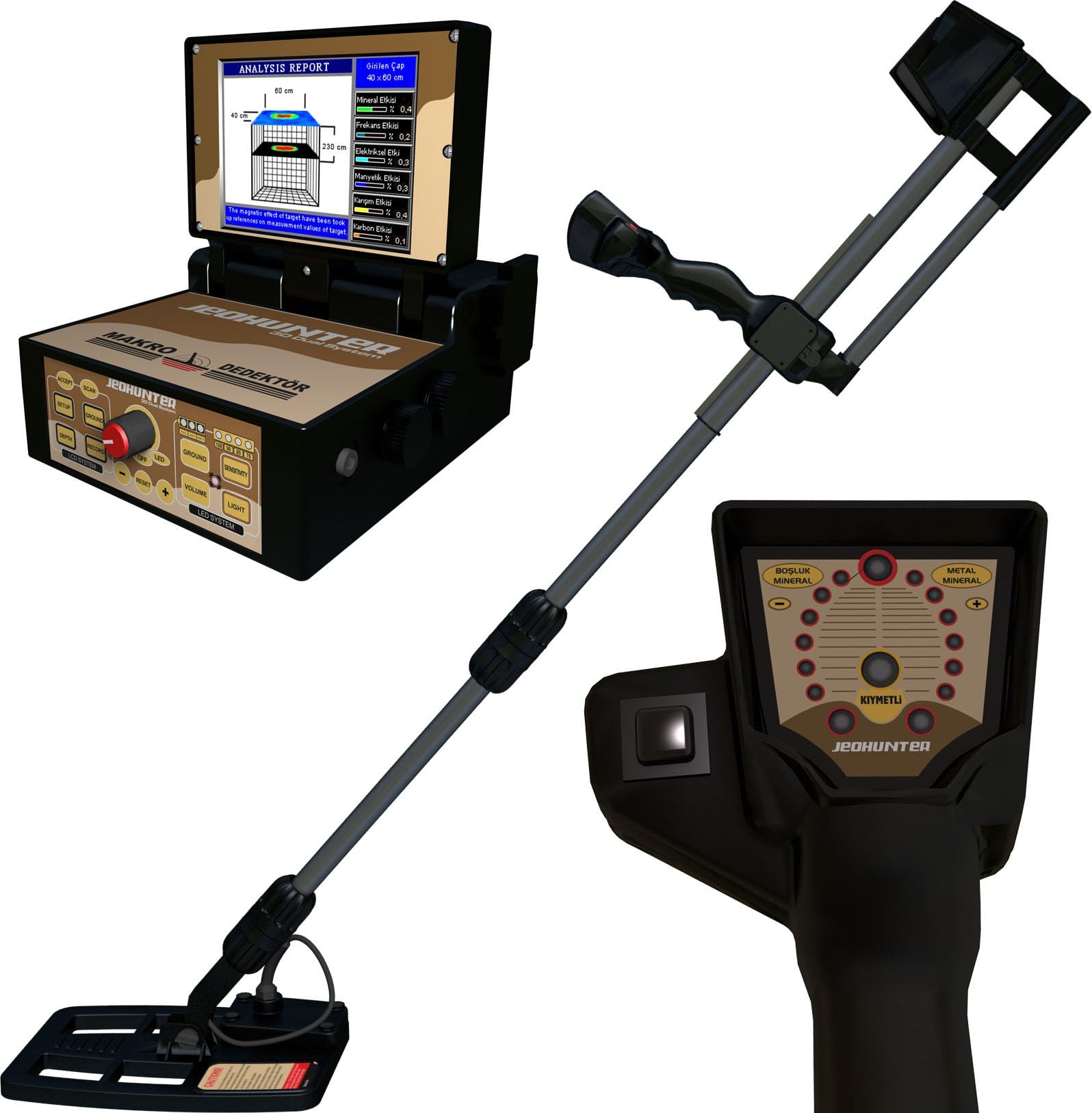 Makro Jeohunter 3d Dual System Metal Detector