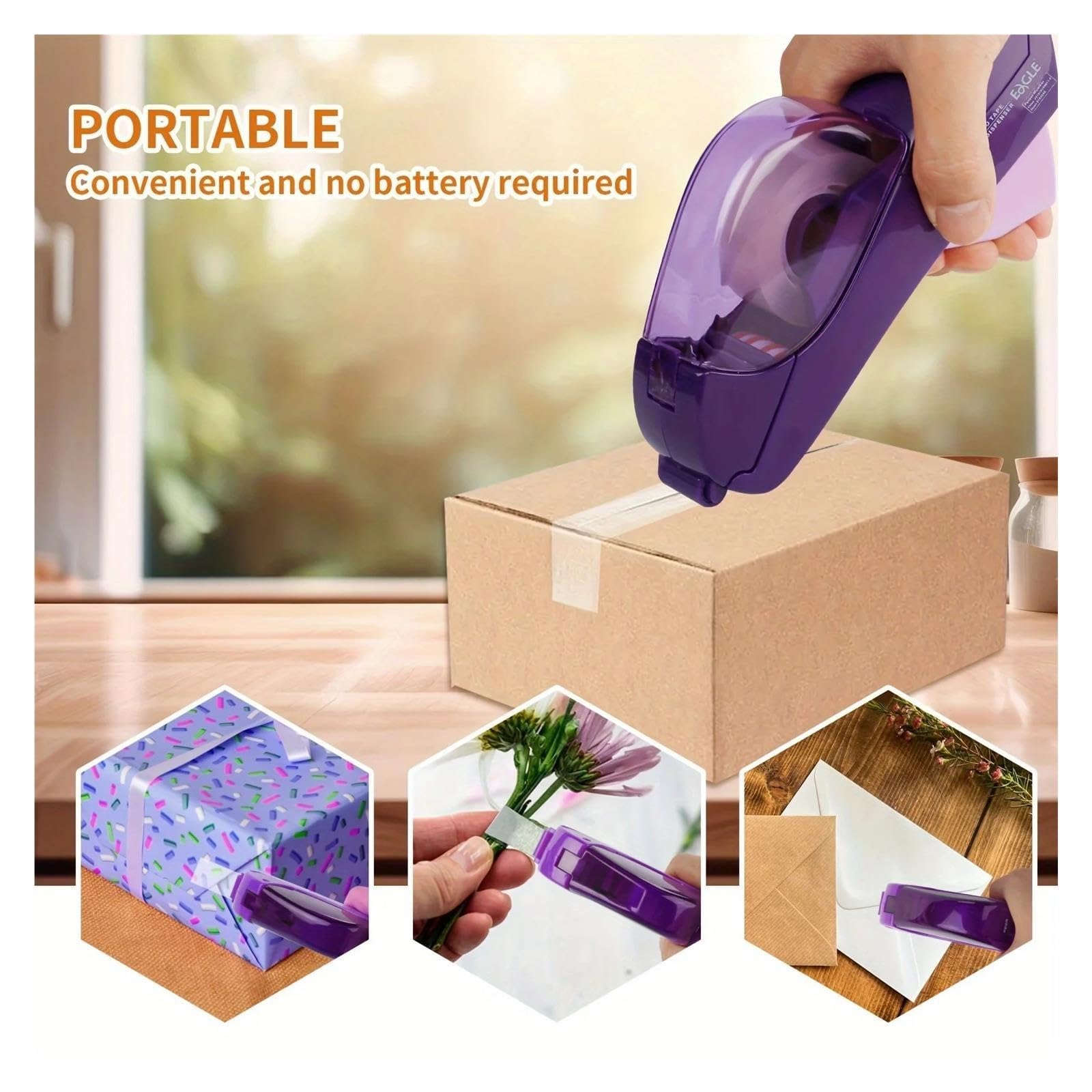 Distributeur automatique de ruban adhésif portable unique