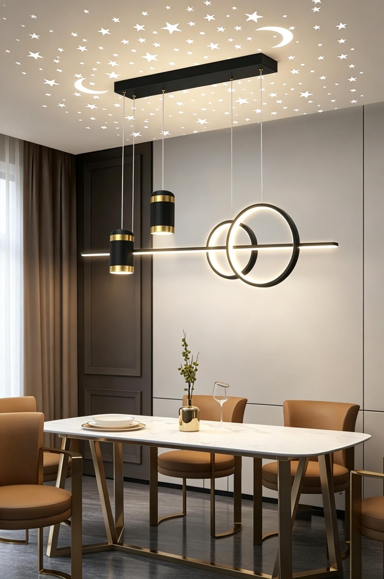 Suspension LED Moderne pour Table à Manger