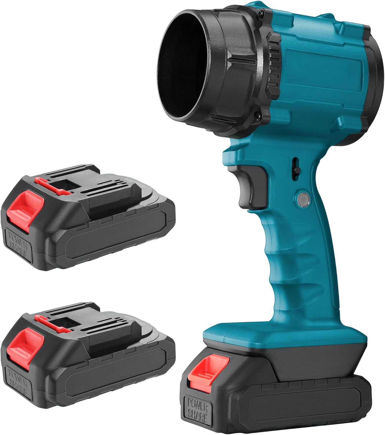 Cordless Adjustable Air Volume Leaf Blowers for Lawn Care with Battery and Charger,130000RPM Electric Turbo Handheld Leaf Blower with 2×7.5Ah Batteries for Patio, Lawn, Yard, Deck Cleaning