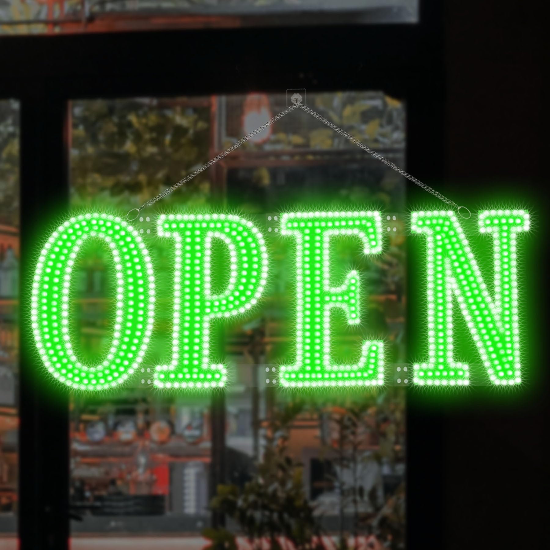 Amazon.com : Led Open Signs for Business 30x10in Big Open Sign Led w ...