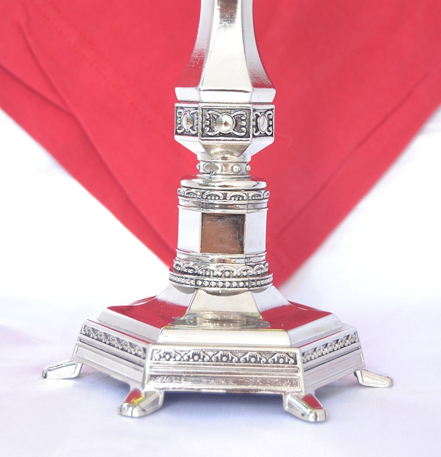 Oil/Candles Jewish Massive Menorah Chanukah Hanukkah Israel Judaica Nickel S11