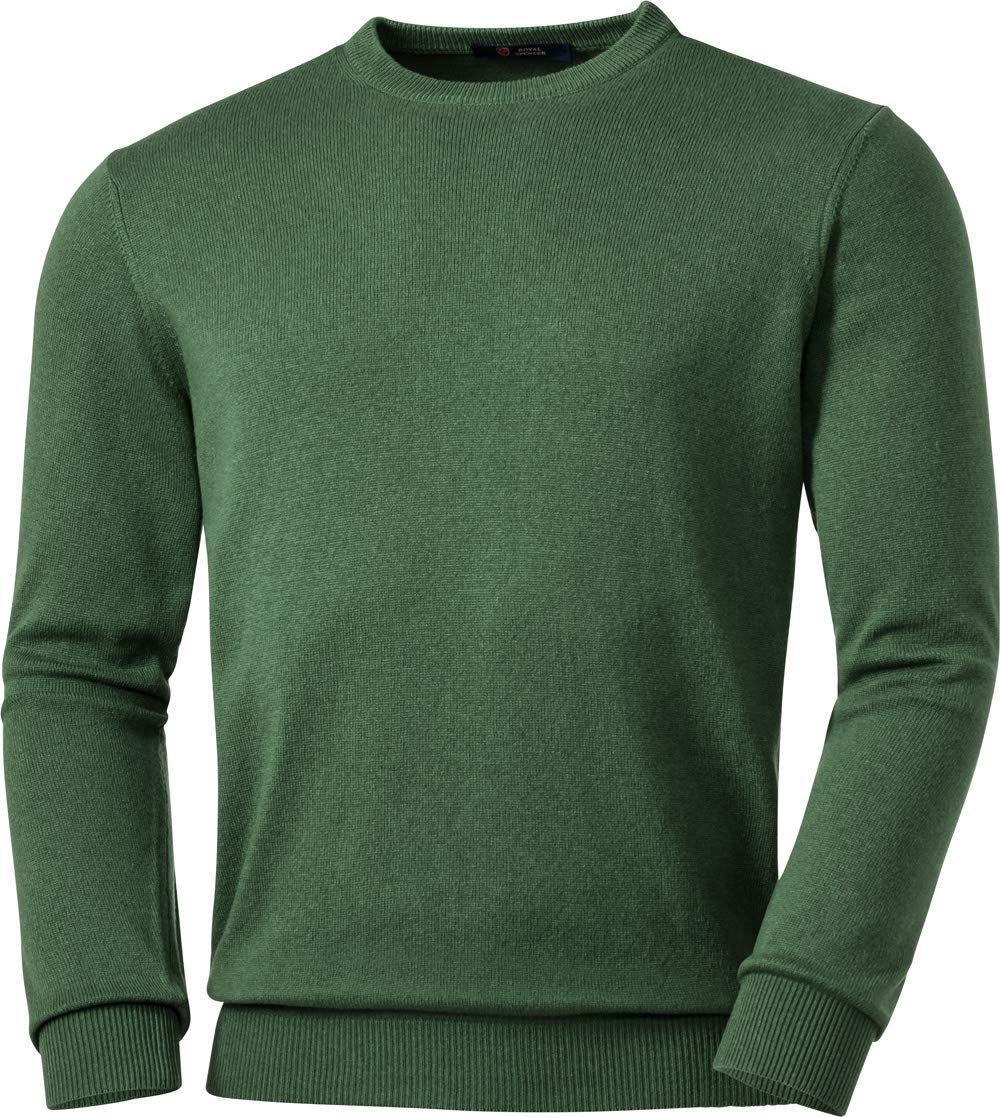 Herren Rundhals-Pullover aus Kaschmir-Seide, Kaschmirpullover in Mehreren Farben, kuscheliger Winterpullover, angenehm zu tragen, Bordeaux, M - 3XL